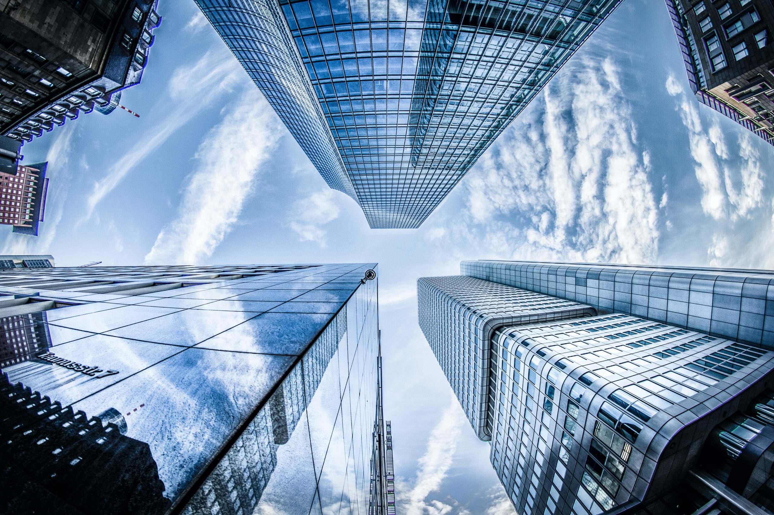 Large Glass Skyscrapers Need Window Cleaning